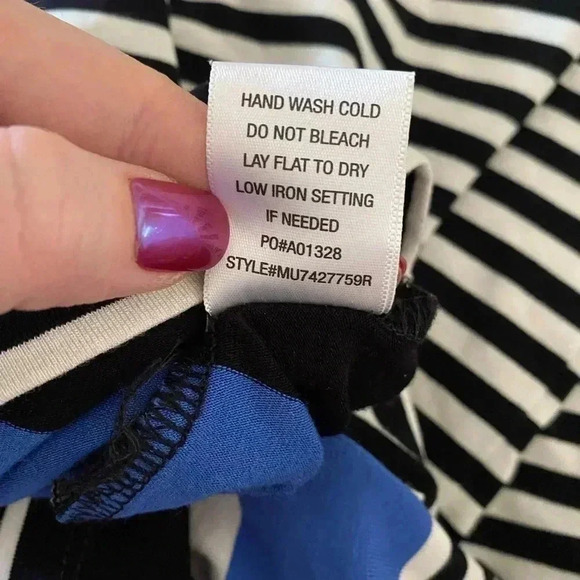 Bobeau striped midi dress size xs - Picture 4 of 4